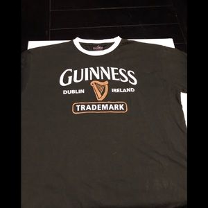 Guinness Official Merch Harp Logo Ss shirt XL Rare